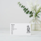 インディアン主任名刺 名刺 (スタンド正面)