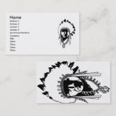 インディアン主任名刺 名刺 (正面/裏面)