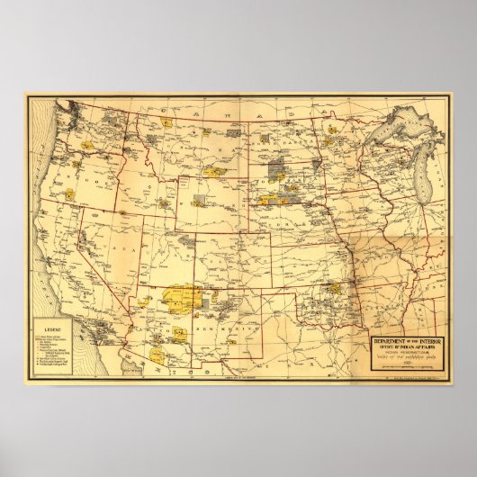 インディアン予約ミシシッピの西 ポスター (正面)