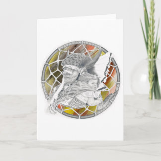 インディアン付きベビー カード