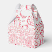 インディアン伝統的アートパターンパーティーの好意ボックス フェイバーボックス (正面サイド)