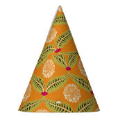 インディアン伝統的イラストレーションパターン。 パーティーハット (左)