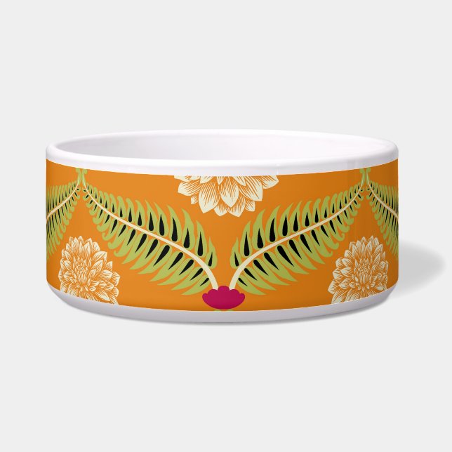 インディアン伝統的イラストレーションパターン。 ボウル (正面)