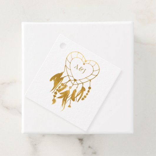 インディアン伝説トライバルボホ結婚のモノグラム フェイバータグ (インサイチュ)