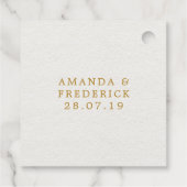 インディアン伝説トライバルボホ結婚のモノグラム フェイバータグ (裏面)