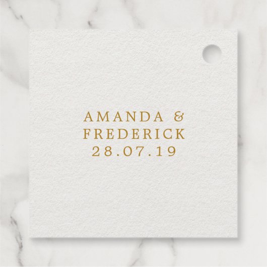 インディアン伝説トライバルボホ結婚のモノグラム フェイバータグ (裏面)