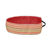 インディアン先住民オレンジ黄色の幾何学模様 アスレチックヘッドバンド (右)