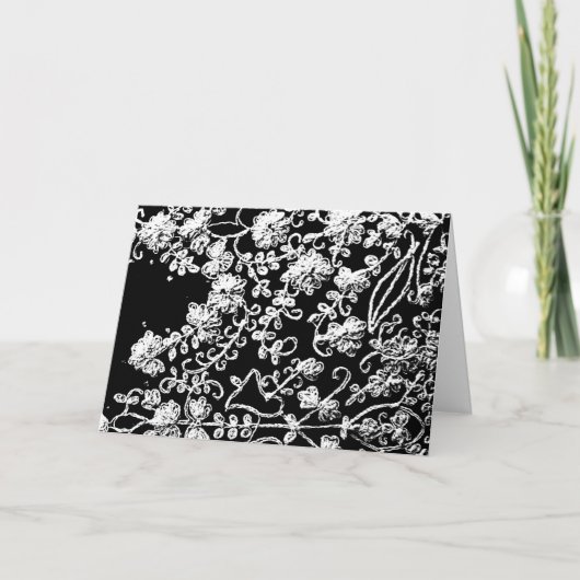 インディアン刺繍 カード (正面)