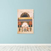 インディアン占星術の図 キャンバスプリント (インサイチュ (ウッドフロア))