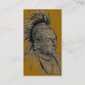 インディアン名刺 名刺 (裏面)