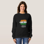 インディアン国旗インド スウェットシャツ (正面フル)