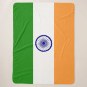 インディアン国旗(インド)(南アジア国)(バラト) シェルパブランケット (正面)