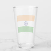 インディアン国旗（インド）（南アジア国）（バラト） タンブラーグラス (裏面)