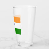 インディアン国旗（インド）（南アジア国）（バラト） タンブラーグラス (左)