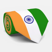 インディアン国旗(インド)(南アジア国)(バラト) ネクタイ (ロール)
