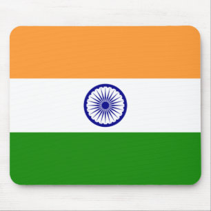 インディアン国旗(インド)(南アジア国)(バラト) マウスパッド