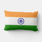 インディアン国旗（インド）（南アジア国）（バラト） ランバークッション (裏面)