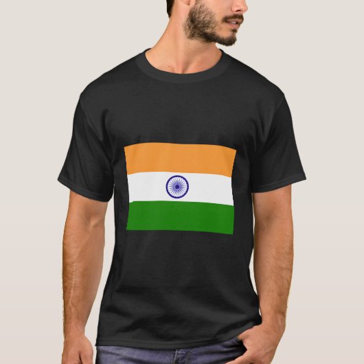 インディアン国旗 Tシャツ (正面)