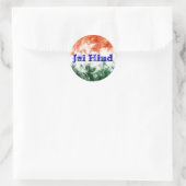 インディアン国旗Jai Hind ラウンドシール (バッグ)