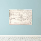 インディアン地域 キャンバスプリント (インサイチュ (ウッドフロア))