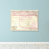 インディアン地域 キャンバスプリント (インサイチュ (ウッドフロア))