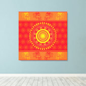 インディアン型 キャンバスプリント (インサイチュ (ウッドフロア))