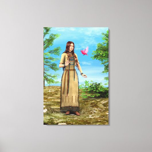 インディアン夏 キャンバスプリント (正面)