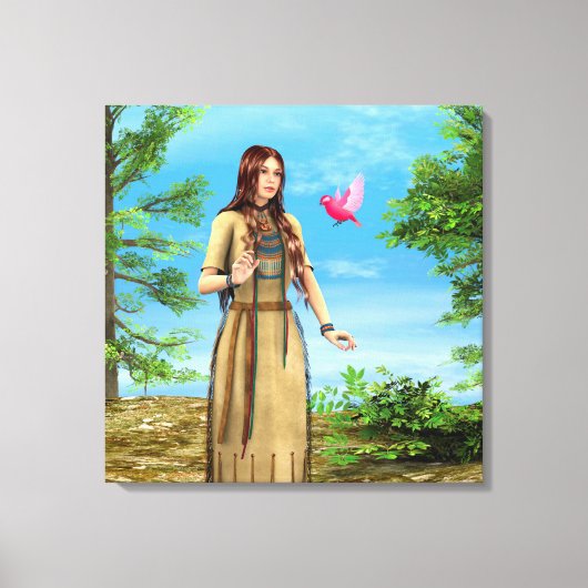 インディアン夏 キャンバスプリント (正面)