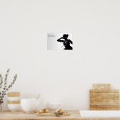 インディアン女性ダンクラシカルスバラトナティヤム ポスター (キッチン)