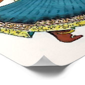 インディアン女性踊り ポスター (角)