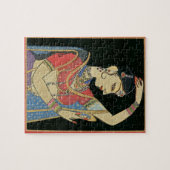 インディアン女性、ヴィンテージスタイル ジグソーパズル (横)