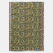 インディアン孔雀 スローブランケット (正面縦)