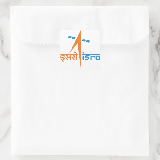 インディアン宇宙研究団体や組織- ISRO スクエアシール (バッグ)