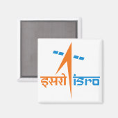 インディアン宇宙研究団体や組織- ISRO マグネット (正面/裏面)