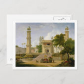 インディアン寺、アボウルナブのモスクと言われる ポストカード (正面/裏面)