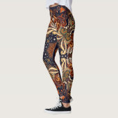 インディアン対称：ヴィンテージ民族オーナメント レギンス (左)