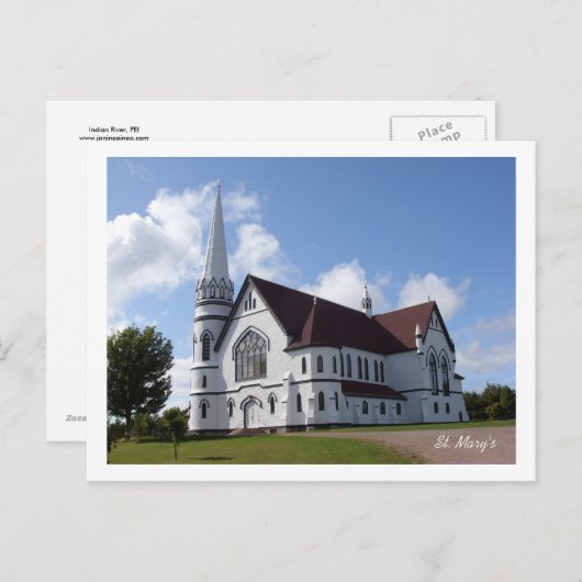 インディアン川PEIポストカード ポストカード (正面/裏面)