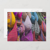インディアン市場,ミラフローレス,ペルー ポストカード (正面/裏面)