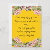 インディアン引っ越し祝いパーティー式 招待状 (裏面)