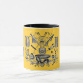 インディアン成果物のマググ マグカップ (中央)