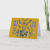 インディアン成果物グリーティングカード カード (裏面)