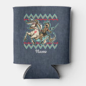 インディアン戦士オンホース 缶クーラー (正面)