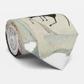 インディアン戦士パイプポートレートバイカールボドマー ネクタイ (ロール)