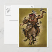 インディアン戦士 ポストカード (正面/裏面)