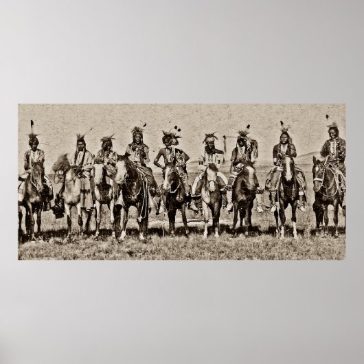 インディアン披露宴アーサー大統領の時代遅れ ポスター (正面)