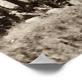 インディアン披露宴アーサー大統領の時代遅れ ポスター (角)