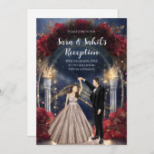 インディアン披露宴カードサンゲエ招待状 招待状 (正面/裏面)