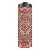 インディアン抽象芸術メダリオンパターン。ボホとジプシー タンブラー (正面)