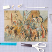 インディアン指導者エドワード・ボーリン 薄葉紙 (クラフト)