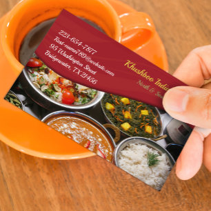 インディアン料理の名刺 名刺